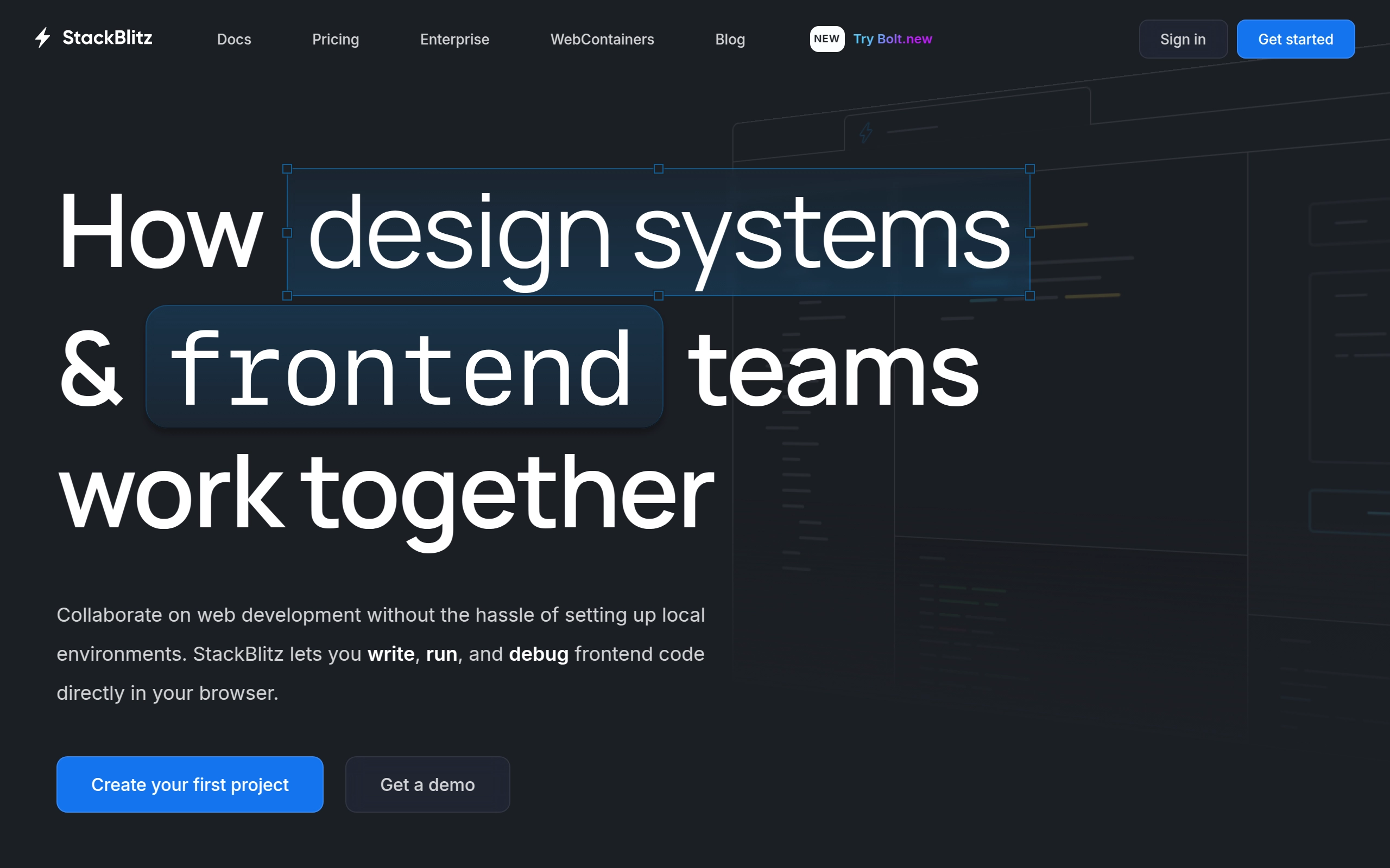 StackBlitz thumbnail